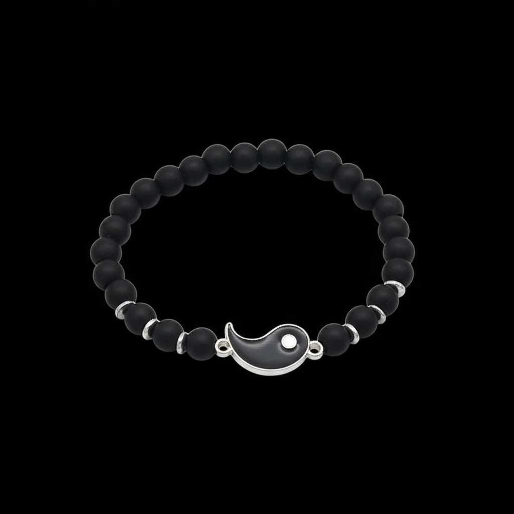 Best Friend Bracelets for 2 Matching Yin Yang Adjustable Cord Bracelet