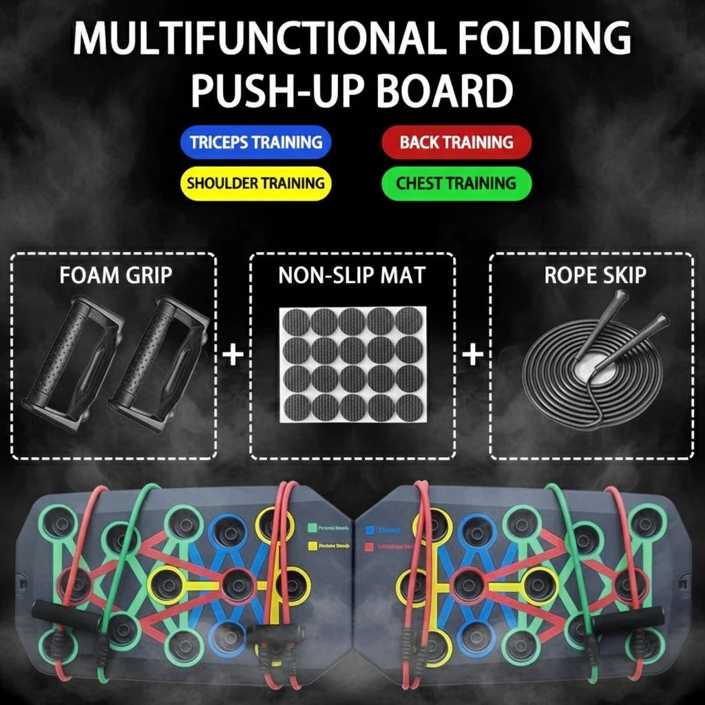 Portable Multifunctional Push-up Board Set