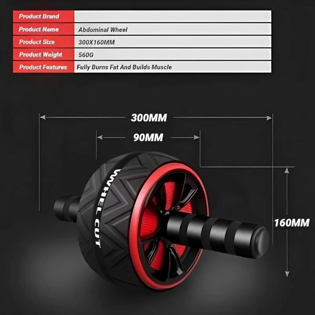 Ab Roller Wheel Non-Slip Home Gym Fitness Equipment