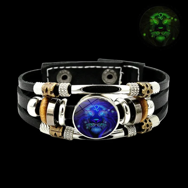 Constellations Luminous Leather Bracelet