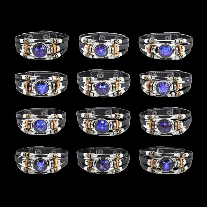 Constellations Luminous Leather Bracelet