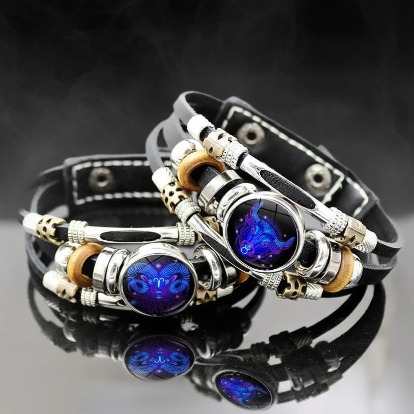Constellations Luminous Leather Bracelet