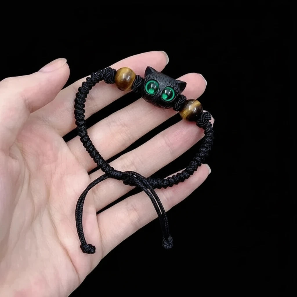 Matching Bracelets Couples Women Men Luminous Cute Cat Friendship Bracelet