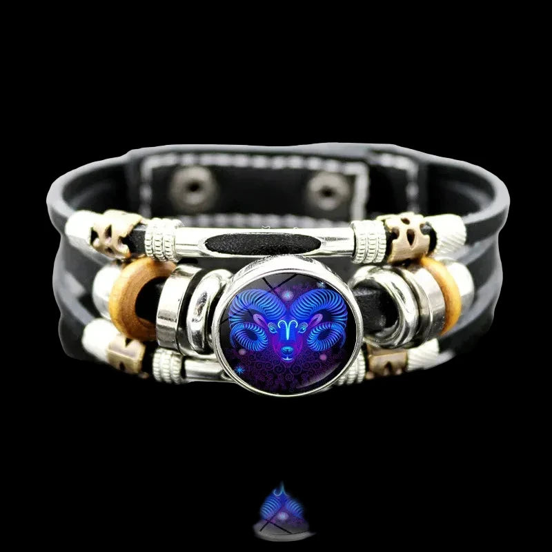 Constellations Luminous Leather Bracelet
