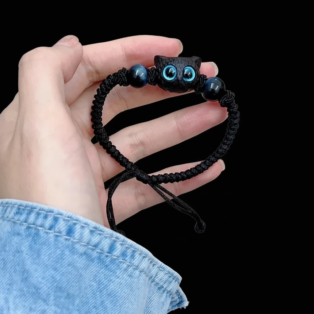 Matching Bracelets Couples Women Men Luminous Cute Cat Friendship Bracelet