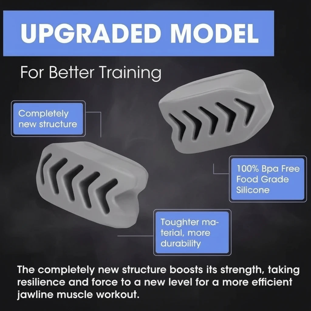 1/2pcs 40/50/60LBS Silicone Jaw Exerciser Ball