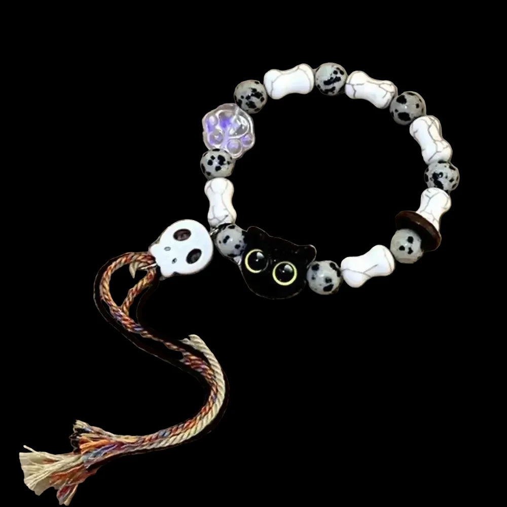 Matching Bracelets Couples Women Men Luminous Cute Cat Friendship Bracelet