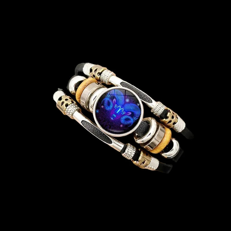 Constellations Luminous Leather Bracelet