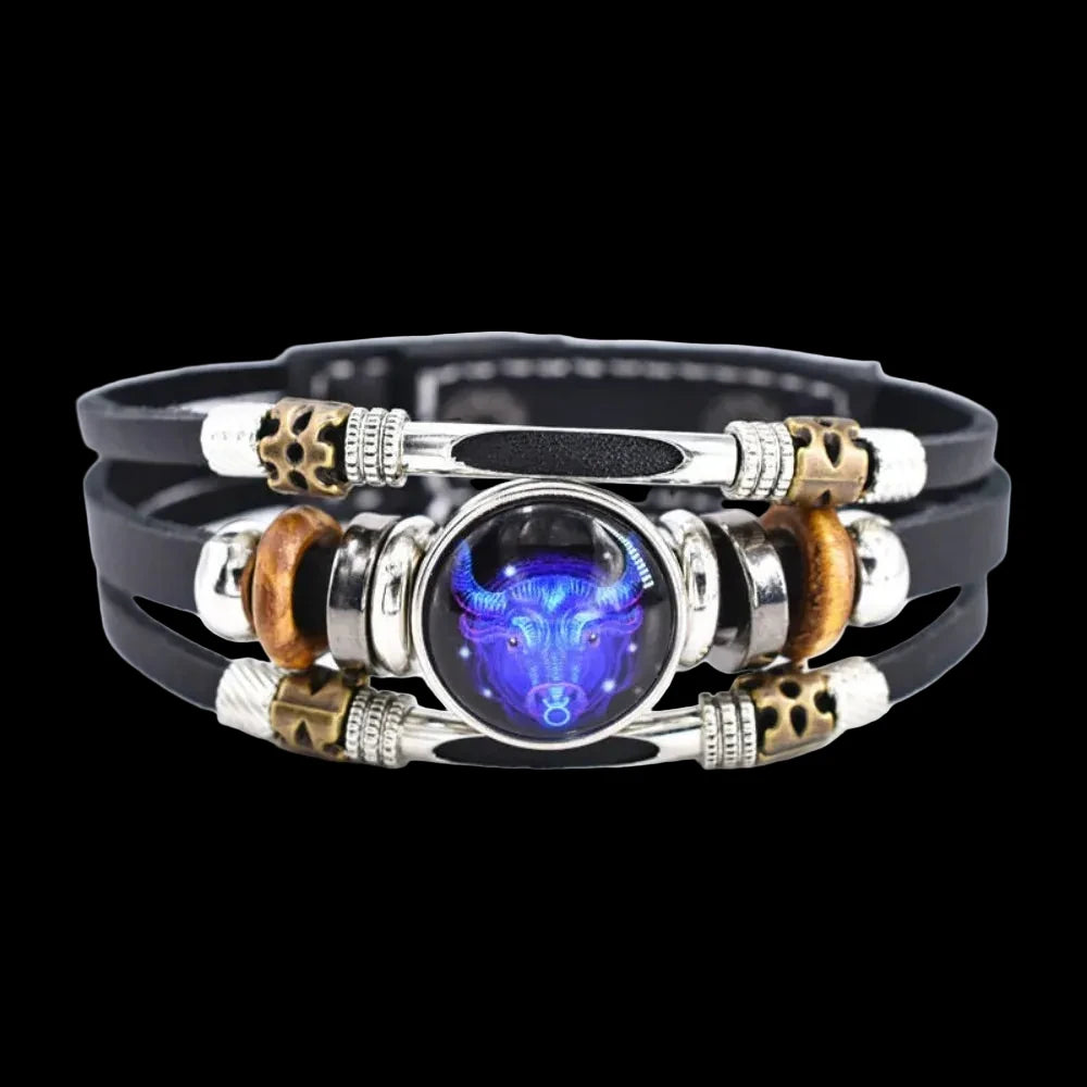 Constellations Luminous Leather Bracelet